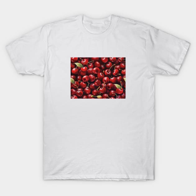 Cherry Blossom Harvest Field Product Since Vintage Fruit T-Shirt by Flowering Away